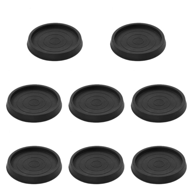 8x tazas de goma con ruedas, tapones para cama, pies antideslizantes, almohadillas para muebles, protectores de suelo para armarios, sofás, dormitorio
