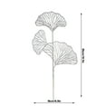 thumbnail image 2 of Sparkling Artificial Gingko Leaf Stem Faux Foliage Pick For Christmas Tree Decoration Home Decor Accents And Holiday Party Table Centerpieces,Green, 2 of 4