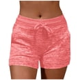 thumbnail image 2 of BLVB Women's Sweat Shorts with Pockets Comfy Drawstring Waist Summer Workout Casual Lounge Shorts, 2 of 6