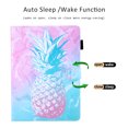thumbnail image 5 of Allytech Case for Apple iPad 8th7th Generation 10.2" 2020/2019 Released, Premium PU Leather Folio Flip Multi Angle Stand Cards Holder Smart Cover with Auto Sleep Wake Feature/ Pencil Holder,Pineapple, 5 of 7