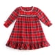 thumbnail image 1 of Pijamas de franela a juego para niños y niñas, pijamas de Navidad para niños, pijamas rojos para niños pequeños, pijamas de manga larga, 1 of 4