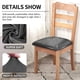 thumbnail image 5 of Fundas universales para sillas de comedor Wosthever Juego de 4 fundas de asiento elásticas impermeables Azul, 5 of 6