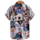 thumbnail image 5 of Camisa hawaiana con estampado 3D completo de gato para hombre, camisetas casuales de manga corta con botones para verano, camisas para hombre, 5 of 5