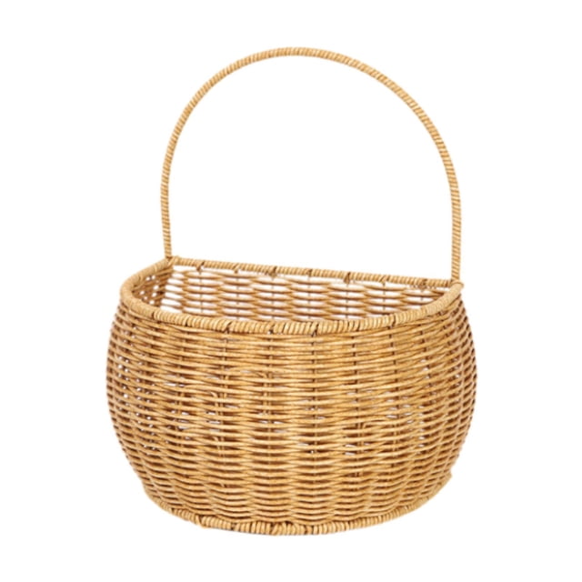 Cesta colgante de pared, decoración del hogar hecha a mano, organización del hogar, cesta colgante de frutas L