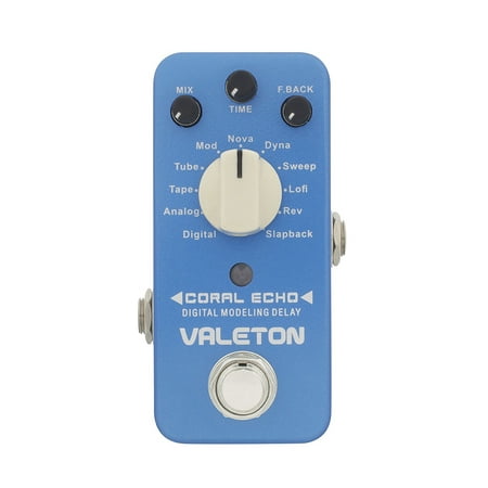 Valeton CDL-3 Coral Echo 11 Types Digital Delay Guitar Effect (Best Echo Delay Pedal)