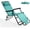 Mint Green, variant on BarefHaven Folding Chaise Lounge Chair with Pillow, Adjust to Recline Bed | Outdoor Adjustable Recliner Chair for Camping, Beach, Poolside, Garden, Backyard, Lawn Blue