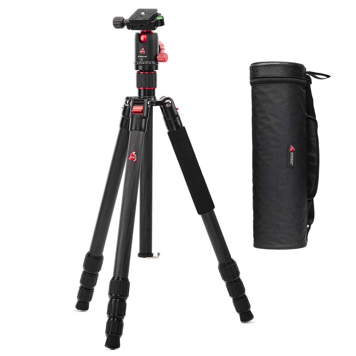 3Pod TREK Series Carbon Fiber Travel Tripod/Monopod and Arca Type Ball Head