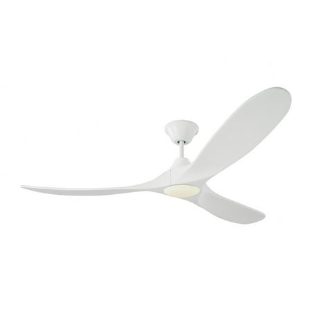 

3 Blade 60 inch Ceiling Fan with Light Kit Matte White Matte White Bailey Street Home 96-Bel-3087751