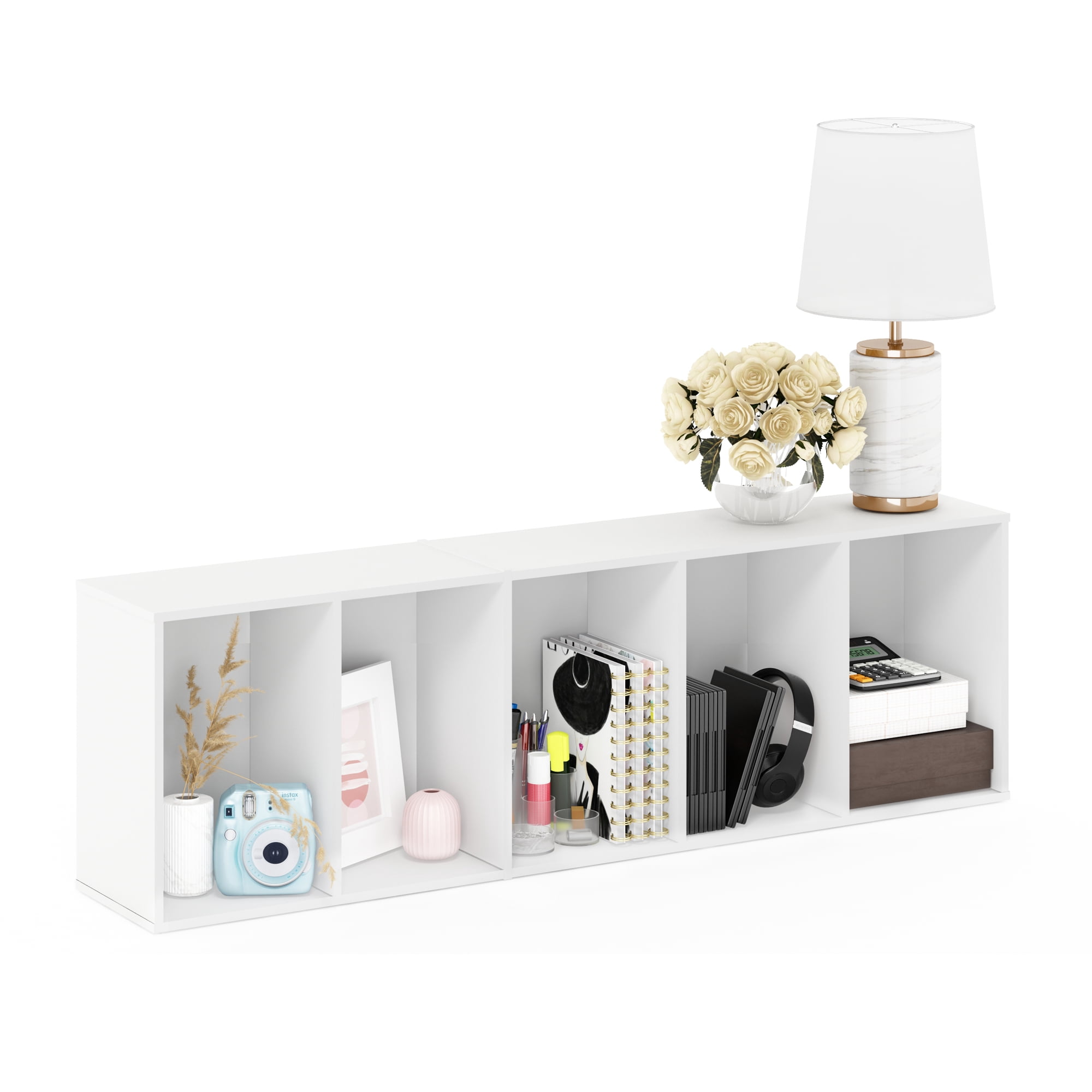 Furinno 5 Tier Reversible Open Shelf Bookcase