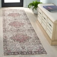 thumbnail image 2 of SAFAVIEH Antique Patina Cecilia Oriental Polyester Runner Rug, Beige/Brown, 2'4" x 8', 2 of 6