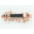 thumbnail image 7 of Faship Smoked Topaz Color Brown Crystal Floral Hair Barrette Clip, 7 of 7