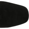 thumbnail image 5 of Sam Edelman Faren Black Suede Squared Toe Block Heeled Knee High Fashion Boots (Black Suede, 11), 5 of 6