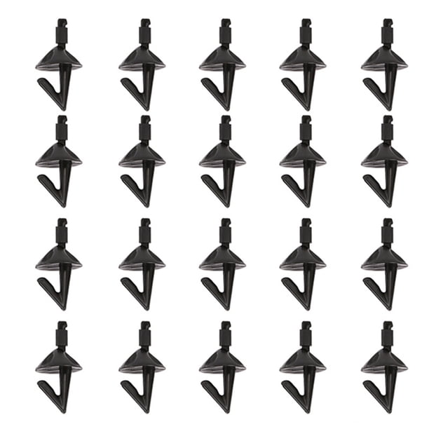 Eigraketly Desenganchador de pesca de 20 piezas, soporte para caña de , dispositivo de desacoplamiento impermeable, aparejo colgante en forma de Pescar
