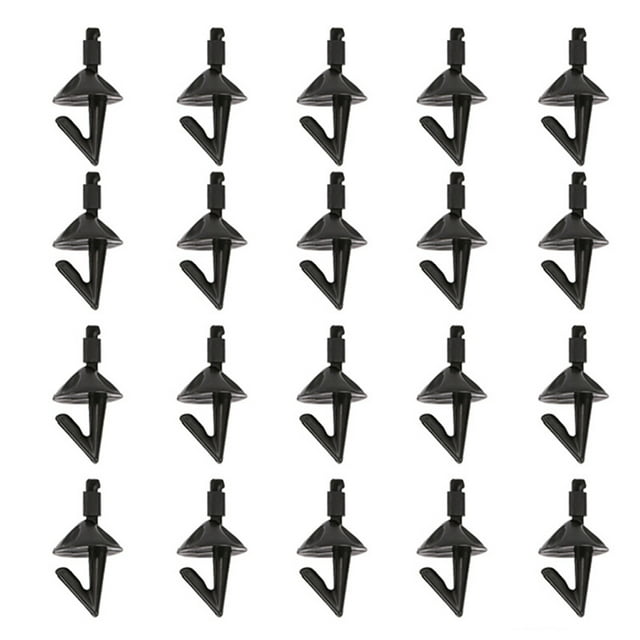 Soidarity Desenganchador de pesca de 20 piezas, soporte para caña de pescar de plomo, dispositivo de desacoplamiento impermeable, herramientas Pescar