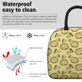 thumbnail image 3 of Lunch Bag Lunch Box for Women Reusable Insulated Lunch Bags,Water-Resistant New York Style Pizza By the Slice Yellow Cooler Lunch Tote Bag, Large Capacity for Work Travel Picnic, 3 of 6
