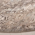 thumbnail image 3 of SAFAVIEH Vintage Persian Amadine Medallion Polyester Area Rug, Brown/Beige, 6'7" x 6'7" Round, 3 of 11