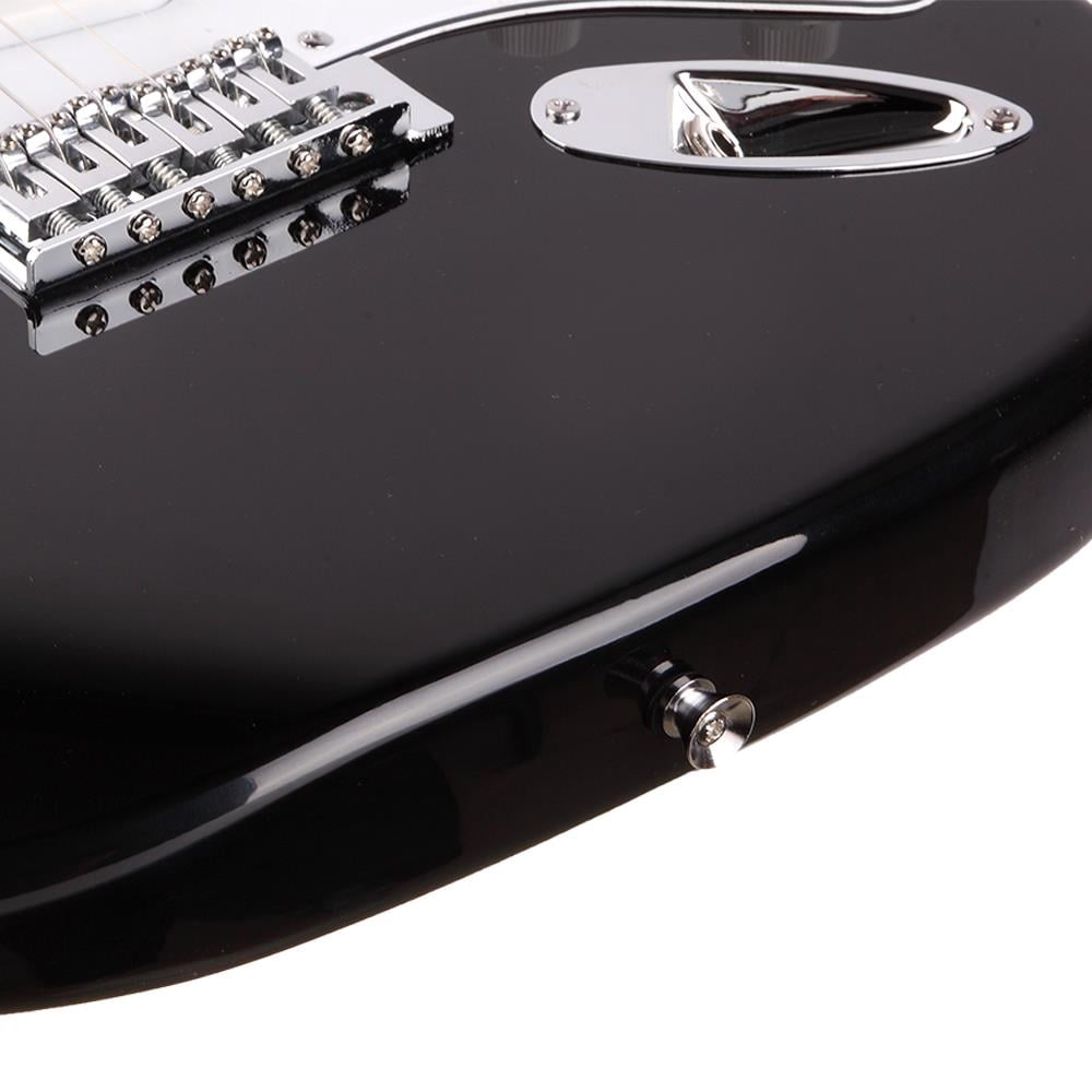 Ktaxon 6 String 39" Electric Guitar with Bag for Beginners, Monochrome