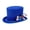 Blue, variant on Hat Patriotic July 4th Hat, Uncle Sam Top Hat with Star and Stripe Decorations, Independence Day Party Hat for Celebration, Festive Hat for Adults, Themed Party Accessory