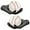 Black, variant on Hold My Ball Set of 2 Small Holders – Black Left & Right Hand Wall Mount Displays for Ball Storage & Memorabilia - Ball Holder Display for Sports Collectors Baseball Cricket