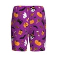 thumbnail image 2 of Lsque Halloween2 Mens Sleep Pajama Shorts,Short Pajama Pants, Cotton Ultra-Soft Knit-3X-Large, 2 of 9