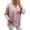 Pink, variant on Busydd Sequin Tops for Women Trendy Loose V Neck Womens Tops Casual Comfortable Solid Color Women's Long Sleeve Tops 2XL