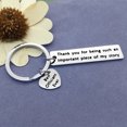 thumbnail image 2 of Wedding Officiant Keyring Appreciation Gift for Wedding Planner Thank You for Being Such an Important Piece of My Story Keychain Wedding Officiant Thank You Gift Best Officiant Ever keepsake Gift, 2 of 4