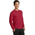 thumbnail image 4 of Port & Co PC381LS Long Sleeve Performance Blend Tee, Red - Large, 4 of 6