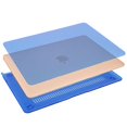 thumbnail image 4 of mosiso new macbook 12 inch case, ultra slim smooth matte finish hard shell see through protective cover for macbook 12" with retina display a1534 (2016 / 2015 newest version), blue, 4 of 4