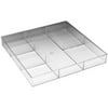Whitmor 6789-3065 6 Section Clear Drawer Organizer