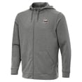 thumbnail image 2 of Men's Antigua Heather Black Minnesota Vikings Effortless Full-Zip Hoodie Jacket, 2 of 4