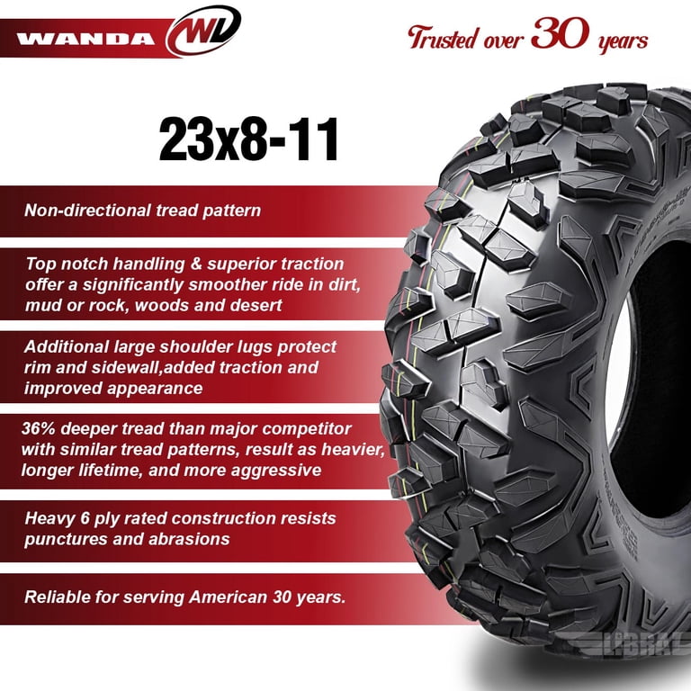 4 Tires GBC Dirt Devil A/T 23x8.00-11 23x8-11 23x8x11 38F 6 Ply AT ATV UTV 4 Tires GBC Dirt Devil A/T 23x8.00-11 23x8-11 23x8x11 38F 6 Ply AT ATV UTV