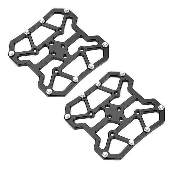 Greensen 1 Pair Aluminum Alloy Bike Bicyle Clipless Pedal Platform Adapters for SPD, Bicycle Pedal Adapter, Bike Pedal Parts