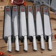 thumbnail image 3 of Stainless Steel Multipurpose Chef's Knife with 60° Tip Angle – 16.2cm Compact Utility Tool for Precise Slicing of Fish, Meat, Vegetables & Fruits, Easy to Clean & Durable for Home Kitchen and, 3 of 5