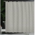thumbnail image 3 of Ambesonne Zebra Print Shower Curtain, Striped Nested Squares, 69"Wx84"L, Black and White, 3 of 4