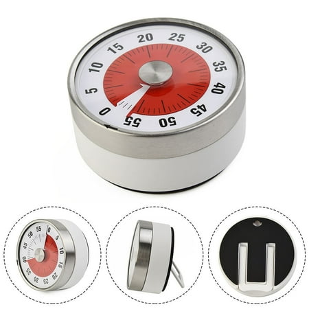 

Leke Cooking MagneticTimer Rotary Stainless Steel Countdown Kitchen Mechanical Timer