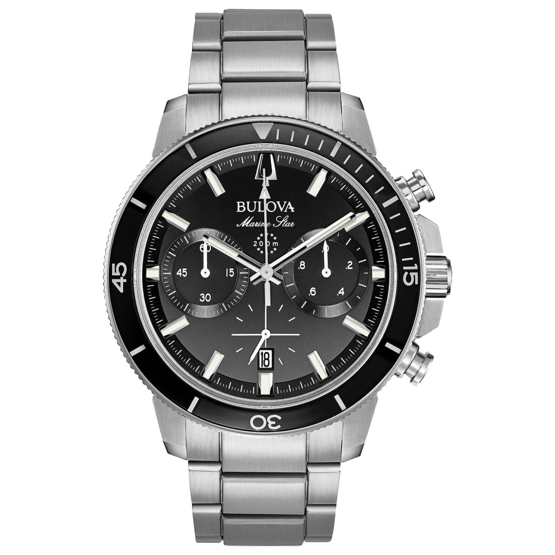 Bulova Men's Classic Stainless Steel Watch with Silver Dial Bulova Men's Classic Stainless Steel Watch with Silver Dial