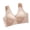 Khaki-11, variant on SPZTSX Everyday Front Snap Soft Support Bra for Women No Underwire Push Up Seamless Lift Breathable Solid Color