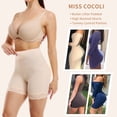thumbnail image 7 of MISS COCOLI Womens Butt Lifter Padded Lace Panties Tummy Control Underwear Smoothing Hip Enahncer Body Shaper Boyshorts, 7 of 7