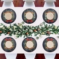 thumbnail image 7 of Coolnut Christmas Wind Chime Placemats Set of 1 Non-Slip Heat Resistant Dining Table Place Mats Washable Kitchen PVC Weave Table Mats Home Decor Gifts, 7 of 7
