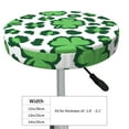 thumbnail image 2 of Goofa Leopard print St. Patrick's Day Printed Stool Covers Round, Waterproof Round Bar Stool Covers Anti-Slip Round Bar Stool Seat Cover with Elastic Bands Durable -13 inch, 2 of 7