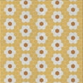 thumbnail image 1 of Ahgly Company Machine Washable Indoor Square Transitional Khaki Gold Area Rugs, 8' Square, 1 of 7