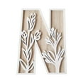 thumbnail image 2 of 5 Inch 26 Letter For Wall Decoration Flowers Can Be Painted On Wood Children'S Room Letters Wooden Letters For Crafts Name Signs Wedding Home Decoration Desktop Ornament Home Decor, 2 of 6
