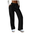 thumbnail image 3 of Velaura Pants Women Casual Petite plus Size Cropped Pants for Women Casual Sweatpants plus Size Women Pant Jumpsuits for Women Casual Pants for Women Casual Summer plus Size Women’s Lined, 3 of 9