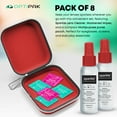 thumbnail image 6 of OPTIPAK Sparkle Anti-Reflective Lens Cleaner Spray Kit - (2) 2oz Glasses Cleaner Spray, (5) Pre-Moistened Lens Wipes & (1) Multipurpose Pouch for Eyeglasses, Lenses & Camera Cleaning Kit(8 Piece Set), 6 of 8