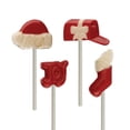 thumbnail image 2 of Cybrtrayd Surtido De Piruletas Navideñas Molde De Chocolate Navideño Con Kit De Piruleta Que Incluye 50 Palitos De Piruleta, 50 Bolsas De Violonchelo, 25 Lazos Rojos Y 25 Verdes, 2 of 5