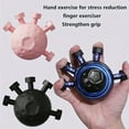 thumbnail image 4 of Finger Grip Strengthener, 2025 New Hand Grip Strengthener Finger Exerciser Gripper Tool, Upgrade Grip Exerciser Hand Strengthener Adjustable Hand Grip Silicone Grip Strength Trainer(Black), 4 of 8