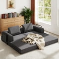 thumbnail image 6 of 78 Inch Convertible Sleeper Sofa Bed, Futon Boneless Couch Lounge Loveseat with Pull Out Bed, No Assembly Required, 6 of 36