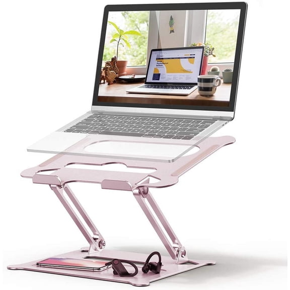 Adjustable Laptop Stand,Portable Laptop Computer Stand Riser&Multi-Angle Stand with Heat-Vent to Elevate Laptop Holder for Mac,Notebook,Lenovo