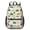 Tractor and Stars, variant on Tractor and Tractors White Pattern 17" School Backpacks for Teens,Waterproof Oxford Fabric,S-Shape Padded Straps for School,Travel,Hiking,Camping