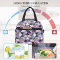 thumbnail image 4 of Easygdp Plaid Flamingo Caja de Almuerzo para Mujeres y Hombres, Bolsa de Almuerzo Insulada, Bolsas Reutilizables Impermeables para Viajes, Trabajo y Picnics, 4 of 7